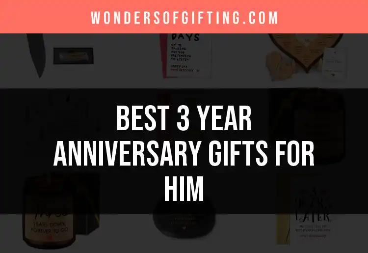 16 Perfect 3 Year Anniversary Gifts for Him