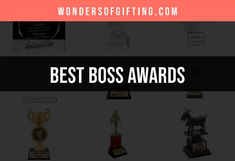 13 Must-Have Boss Awards to Celebrate Success