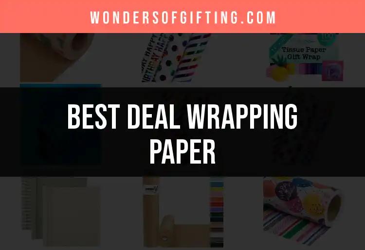 Top 10 Deal Wrapping Paper for Effortless Gifting