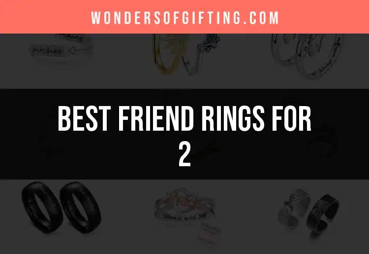15 Stunning Friend Rings for 2 You'll Love