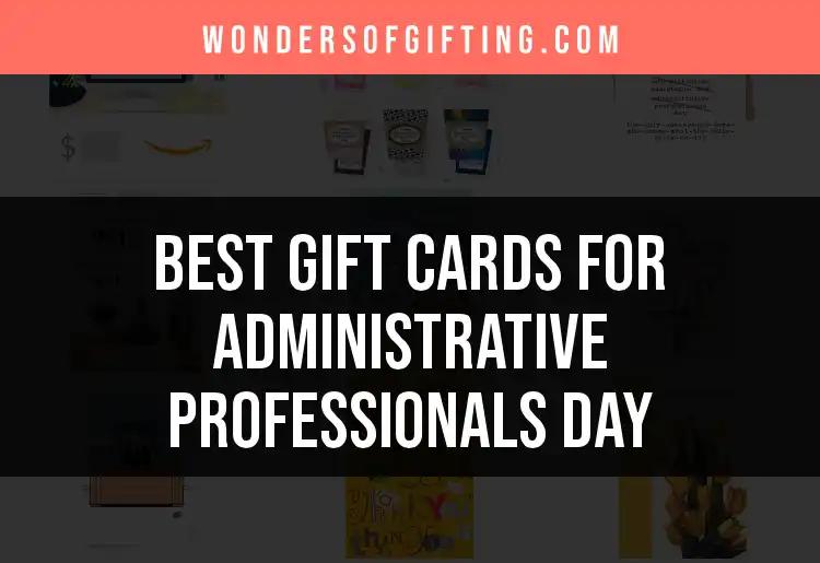 11 Delightful Gift Cards for Administrative Professionals Day
