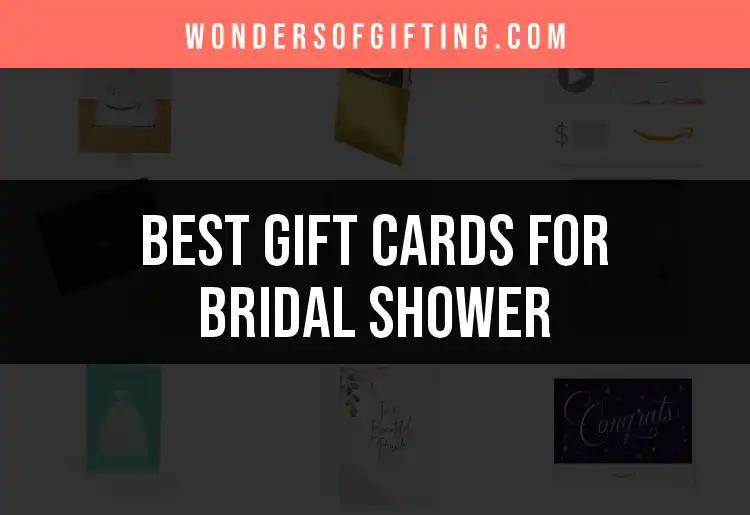 12 Stunning Gift Cards for Bridal Showers You'll Love