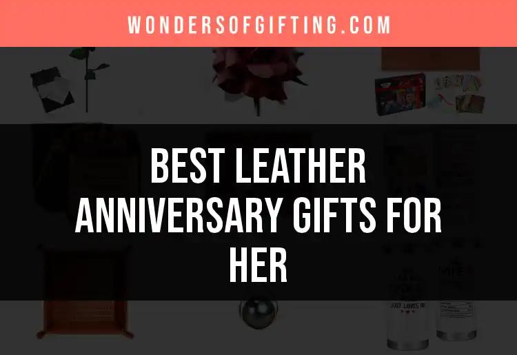 14 Stunning Leather Anniversary Gifts for Her
