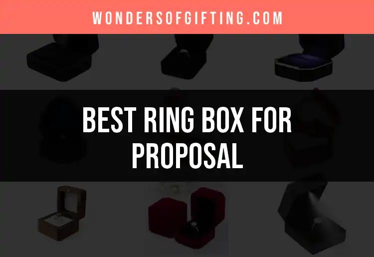 10 Stunning Ring Boxes for Your Proposal