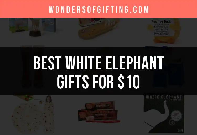 15 Surprisingly Great White Elephant Gifts for $10